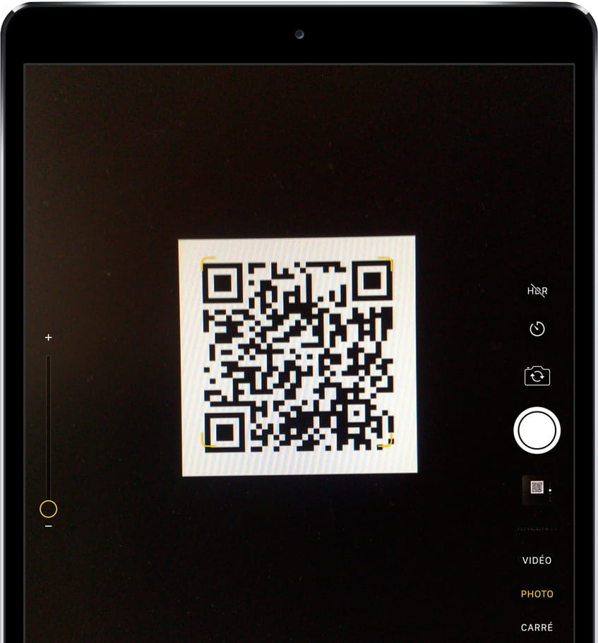 Scanner le code QR iPad 3 Wi-Fi