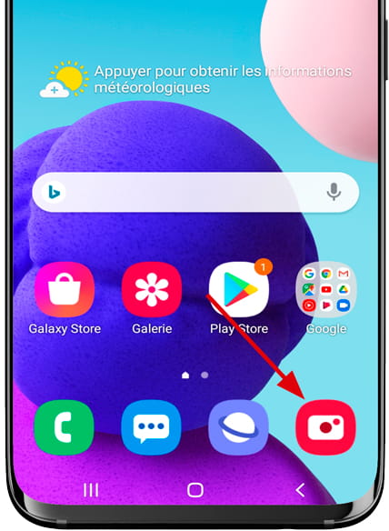 Application appareil photo Galaxy Note9