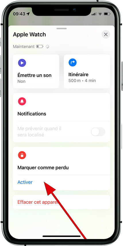 Changer d'appareil dans Google
