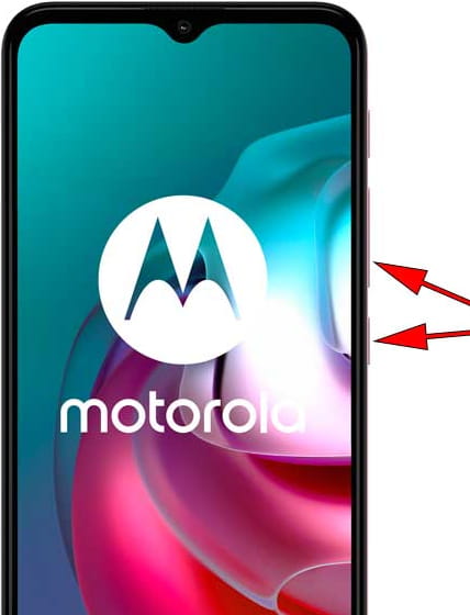 Capture d’écran sur Motorola Moto G30