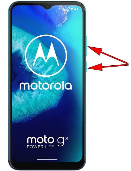Capture d’écran sur Motorola Moto G8 Power Lite