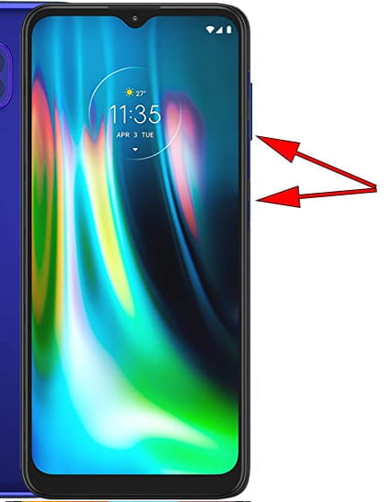 Capture d’écran sur Motorola Moto G9 Play