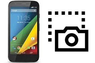 Capture d’écran sur Motorola Moto G