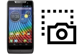 Capture d’écran sur Motorola RAZR D3 XT919