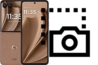 Capture d’écran sur Motorola Razr+ 2025