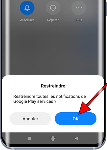 Restreindre les notifications Xiaomi