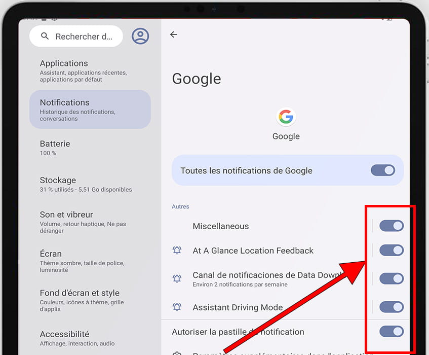 Gérer les notifications de l'application Android