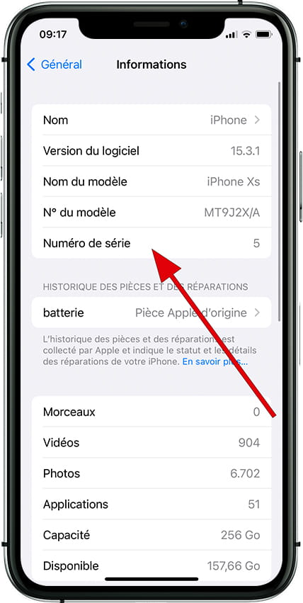 Icône reglages iOS