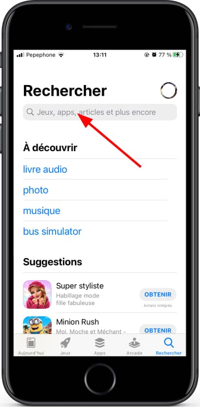 Rechercher WhatsApp