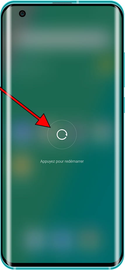 Écran de redémarrage Android