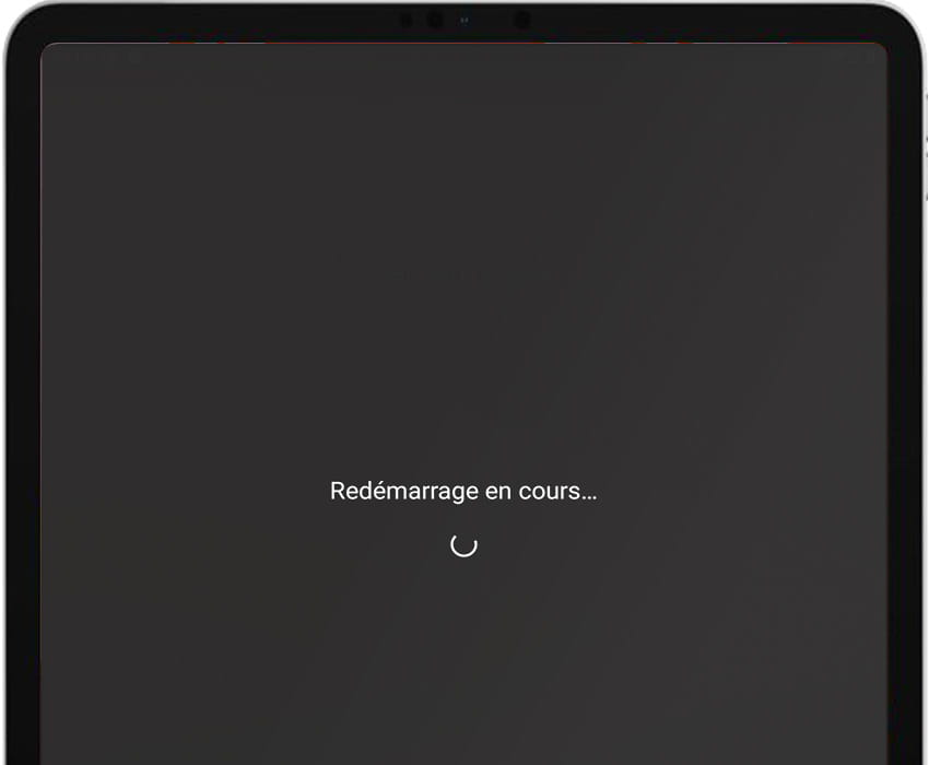 Écran de redémarrage Android
