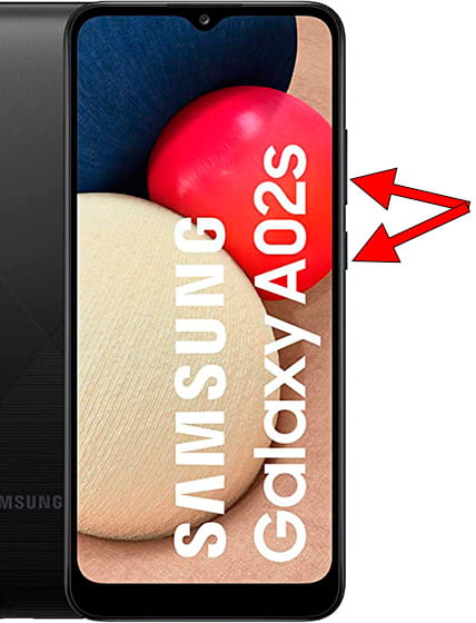 Capture d’écran sur Samsung Galaxy A02s