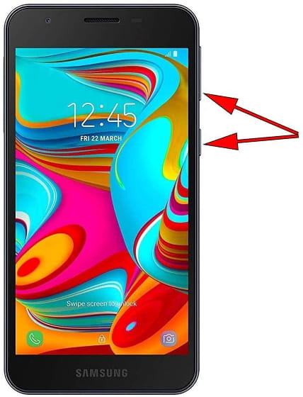 Capture d’écran sur Samsung Galaxy A2 Core