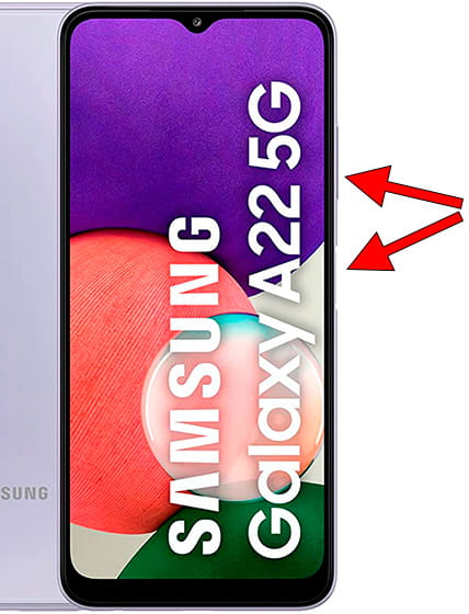 Capture d’écran sur Samsung Galaxy A22 5G