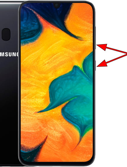 Capture d’écran sur Samsung Galaxy A30