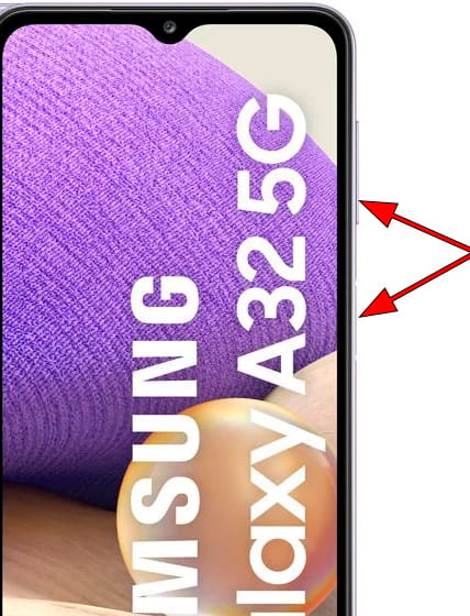 Capture d’écran sur Samsung Galaxy A32 5G