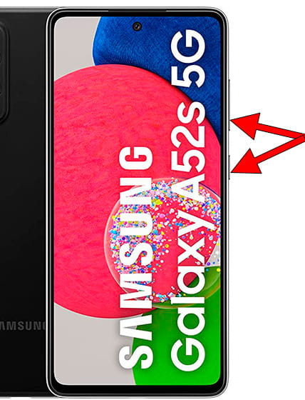 Capture d’écran sur Samsung Galaxy A52s 5G