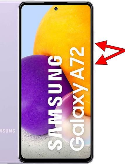 Capture d’écran sur Samsung Galaxy A72 5G