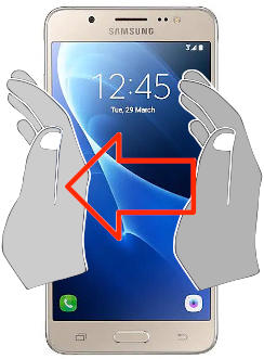 Capture d’écran sur Samsung Galaxy J5 Metal