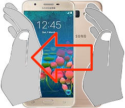 Capture d’écran sur Samsung Galaxy J5 Prime