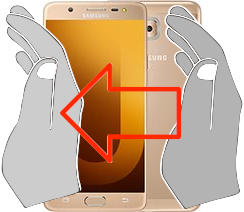 Capture d’écran sur Samsung Galaxy J7 Max