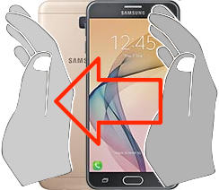 Capture d’écran sur Samsung Galaxy J7 Prime
