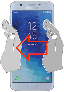Capture d’écran sur Samsung Galaxy J7 Star