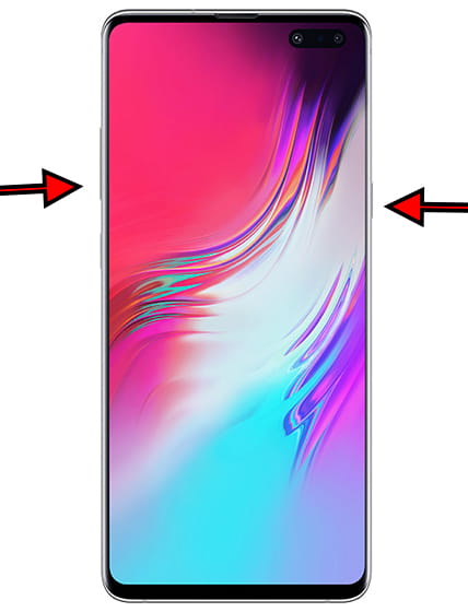 Capture d’écran sur Samsung Galaxy S10 5G