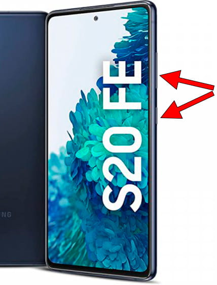 Capture d’écran sur Samsung Galaxy S20 FE 2022