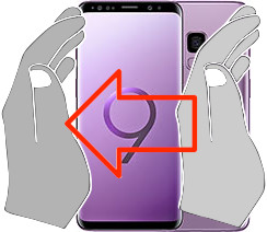 Capture d’écran sur Samsung Galaxy S9