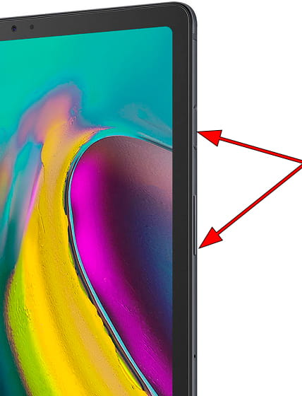 Capture d’écran sur Samsung Galaxy Tab S5e LTE