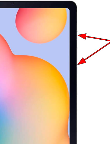 Capture d’écran sur Samsung Galaxy Tab S6 Lite