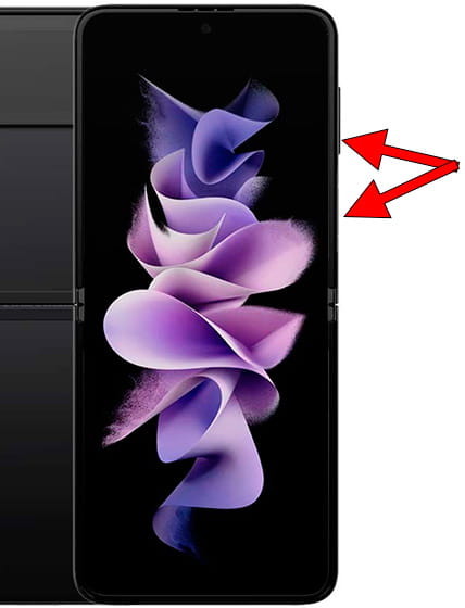 Capture d’écran sur Samsung Galaxy Z Flip3 5G
