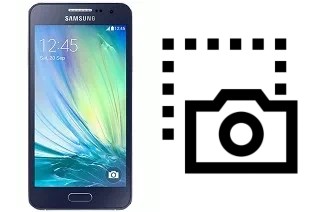 Capture d’écran sur Samsung Galaxy A3