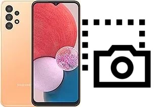 Capture d’écran sur Samsung Galaxy A13
