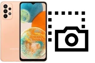 Capture d’écran sur Samsung Galaxy A23 5G