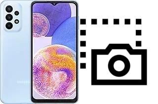 Capture d’écran sur Samsung Galaxy A23