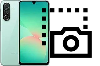 Capture d’écran sur Samsung Galaxy A26