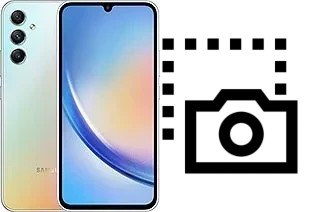 Capture d’écran sur Samsung Galaxy A34