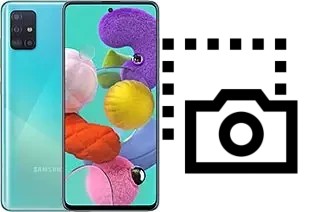 Capture d’écran sur Samsung Galaxy A71