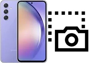 Capture d’écran sur Samsung Galaxy A54