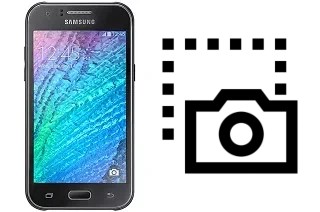 Capture d’écran sur Samsung Galaxy J1