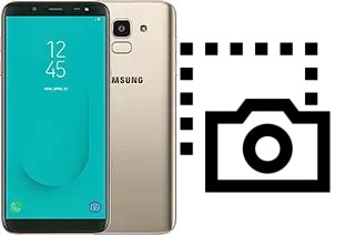 Capture d’écran sur Samsung Galaxy J6