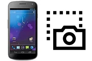 Capture d’écran sur Samsung Galaxy Nexus I9250M