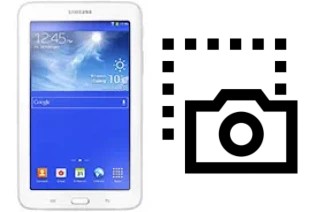 Capture d’écran sur Samsung Galaxy Tab 3 Lite 7.0