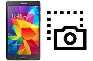 Capture d’écran sur Samsung Galaxy Tab 4 7.0 LTE