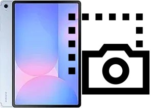 Capture d’écran sur Samsung Galaxy Tab S10 FE+