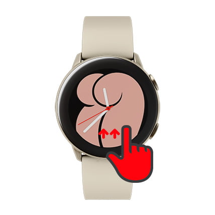 Ouvrir la liste des applications sur la Galaxy Watch6