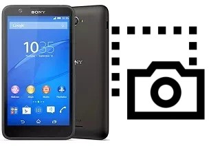 Capture d’écran sur Sony Xperia E4 Dual