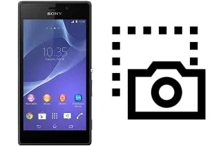 Capture d’écran sur Sony Xperia M2 dual
